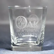 12oz Square on the Rocks Glass