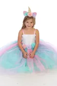 1449 Unicorn Dress for girls
