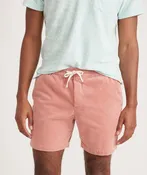6" Saturday Cord Short - Dusty Coral