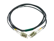 100 Meter - LC TO LC 50/125 OM4 Duplex Multimode Fiber Optic Cable - Gray