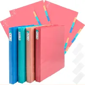 Yoobi 1/2 Inch Binder & 8-Tab Divider Set