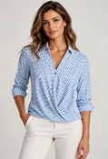 Barcelona Shirt - White & Blue