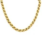 14k Gold Chain Necklace Chunky Oval Link Vintage Jewelry