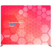 10 ft. EZ Tube® Connect Straight Top Backlit Single-Sided White Back Fabric (Graphic Package)