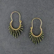 14K Gold Filled Horseshoe Pyrite Earrings