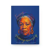 Empowering Hardcover Journal - Inspirational Writing, Motivational Notebook, African American Art, Gift for Writers, Self-Reflection — typeplusprint