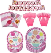 Candy Party Supplies Packs (For 16 Guests)