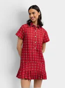 Aspen Dress Cherry Scarf Dot by Smith and Quinn