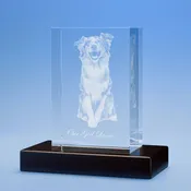 Pet 3D Photo Crystal – Personalized Engraved Pet Memorial