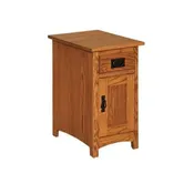 16″ x 25″ Mission Cabinet Chairside Table