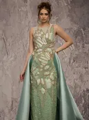 MNM Couture J03503 – Illusion Back Fully Beaded Evening Gown