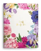2025 Big Blooms Peony Flex Cover Monthly Planner
