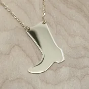 Cowboy Boot Necklace