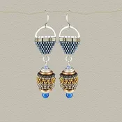 After Dark Arrival lapis earrings | sirlin hall jewelry
