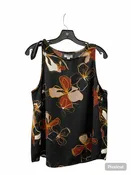 14th & Union Size M Black Brown Print Tank Top