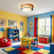 Memphis Layered Colorful Ceiling Light