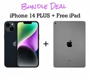 iPhone 14 Plus Unlocked 128gb  + Free iPad Bundle (Finance for little as $50 down)