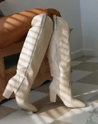 Beige Tall Boot
