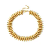 Caroline Statement Necklace: Gold