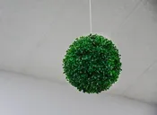 Artificial Boxwood Hanging Sphere - Realistic Home Decor — All Occasion Party Rentals