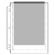 Century Poly Photo Pages, Holds 2 - 8" x 10" (25/pk)
