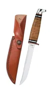 Leather 5" Utility Hunter with Leather Sheath — Hometown Gold Buyers