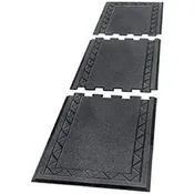 Comfort Zone Interlocking Rubber Mat End 36" x 24" 2500-RE36 — Anaheim Restaurant Supplies