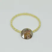 1.52 CT Salt and Pepper Rose Cut Diamond