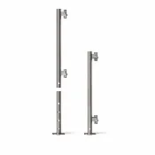 Adjustable Top-Mounted Edge Protection Post
