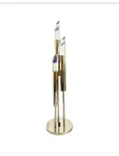 1970's Space Age Era Italian Table Lamp Chrome & Lucite — Klassik