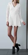 Adelyn Rae White Romper