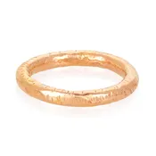 14k Gold Hammer Ring