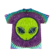 Alien Tie-Dye T-Shirt - Medium (One-of-a-Kind #1)
