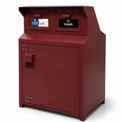 BearSaver - CE Series Double Trash/Recycling Enclosure, ADA Compliant - CE240