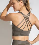Camo Chintz Sports Bra - Bralette - Multiple Colors