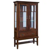Aiden 2 Door Hutch w/ Glass Doors