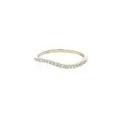0.15cttw 14kt yellow gold wedding band