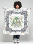 Vilagallo Silk Smile Scarf — DARRYL'S