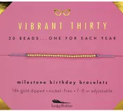 30th Birthday bracelet