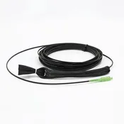 SC/APC-SC/APC Patch Cord 2.0x3.0mm 1core G657B3 LSZH Black 200ft - Fiber Optic Drop Cable  (One end with pulling eye)