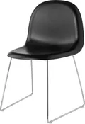 3D Dining Chair - Un-Upholstered, Sledge base