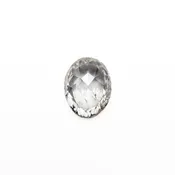 0.48ct Natural Canadian Salt & Pepper Oval Rosecut Diamond