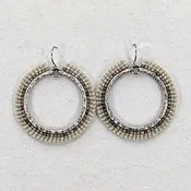 empath white hoop earrings | sirlin hall jewelry