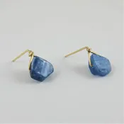 14kg Kyanite Drop Earrings