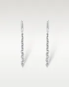 1.02ct Diamond Drop Earrings in 14K White Gold