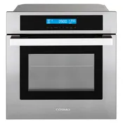 24 in. Single Electric Built-In Wall Oven with 2.9 cu. ft. Capacity, Turbo True European Convection, 8 Functions, Digital Controls, Child Safety Control Lockout in Stainless Steel (C106SIX-PT)