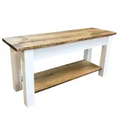 Ambler Bench with Shelf