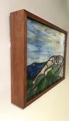 Custom light box for stained glass window — Mountain Edge Refined Glass