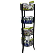4-tier Round Wire Dump Bin
