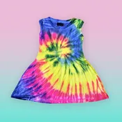 Girls Tie Dye Frock